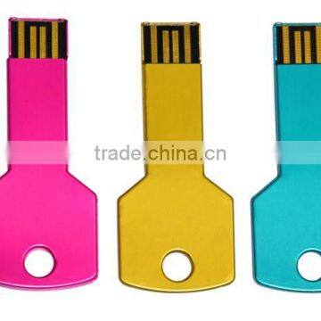 Metal USB Key Shape In Tin Box Package