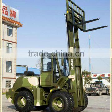 Rough terrain forklft 5 ton