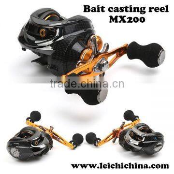 Low profile 6.3:1 gear ratio fishing baitcasting reel