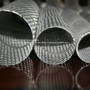 Perforated Steel Round Tube For Filters