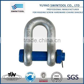 SGS certificated hot dip galvanized screw pin anchor shackle