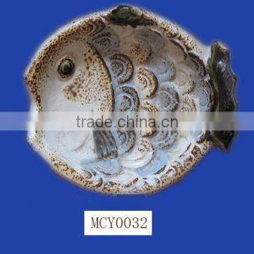 handicraft product fish shaped portable ashtray