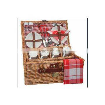 hunmanmade willow picnic basket