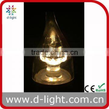 CAL38 DIMMABLE 350LM 4.5W EQUAL TO 30W E27 CHANDELIER CRYSTAL LIGHT BULB FOR AMERICAN MARKET photo-2
