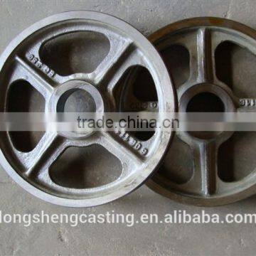 Good Quality Low Price Casting Elevator Traction/ Sheave Elevator Parts photo-2