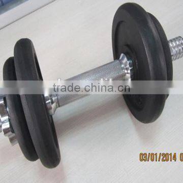 China gym cast iron dumbbell set