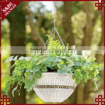 Garden Decor Wholesale Multi Colors Hanging Basket Plastic Flower Pot photo-4