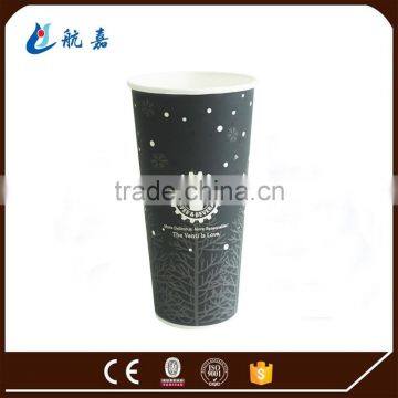 12oz/16oz Double PE Coated Single Wall Paper Cups for Cold Drinking photo-5