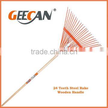 Best Selling Wooden Handle Garden Rake