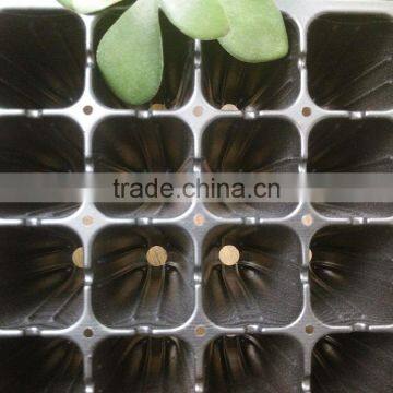 9CM Deep 72 Cells High Quality Black PS Plastic Nursery Seed Growing Tray for Forest Seedling Propagation photo-4