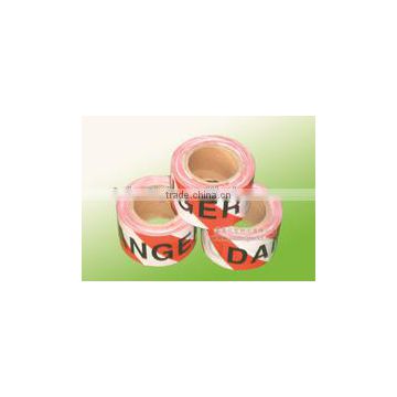 high quality Custom Printed PE hazard warning tape Plastic Barricade Tapes.