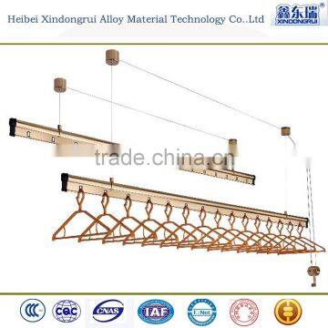Natural anodized aluminium profile for clotheshorse hanger for drying clothes