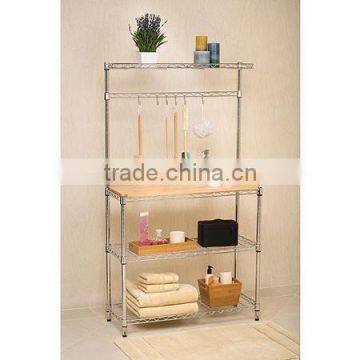 Beautiful 3-tier Stainless Steel Kitchen Storage Stand photo-2