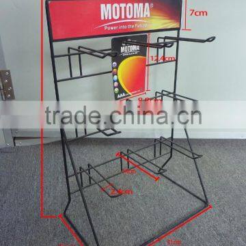 Metal Wire Counter Top Battery Display Stand photo-3