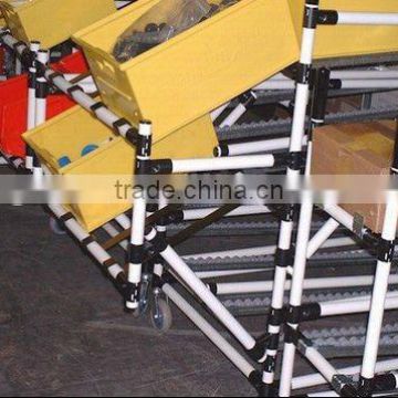 plastic coated pipe / tube for warehouse system