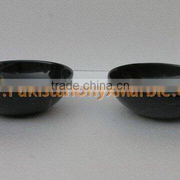TEAKWOOD BLACK ZEBRA MARBLE BOWLS photo-5