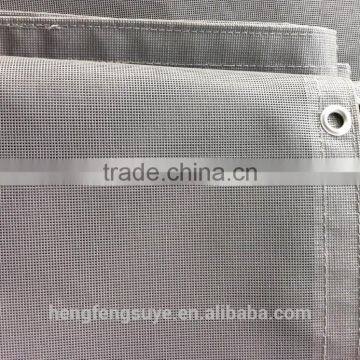 Flame Retardant PVC Dip Mesh Sheet 270GSM 1000D/14X14