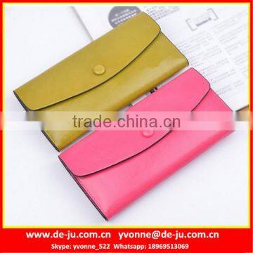 LOGO Pressed PU Blank Lady Wallet