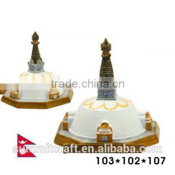 Swayambhunath of Nepal world famous building miniature