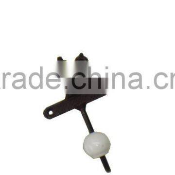 Metal decorative Kettle hook with Ceramic knob, Home decoration hooks, metal wall art hooks, European style hooks, Vintage hooks