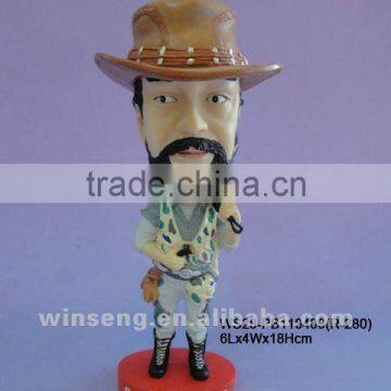 Polyresin Man Bobble Head