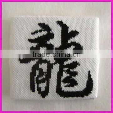 cheap customized cotton wrist sweatband