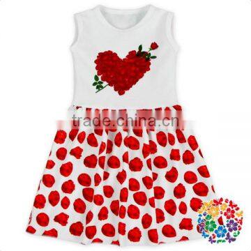 New Style Children Girls Short Sleeve Frock Design White Dress Party Vintage Clothes Dress photo-4
