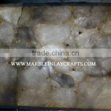 Rose Quartz Semi Precious Stone Slab