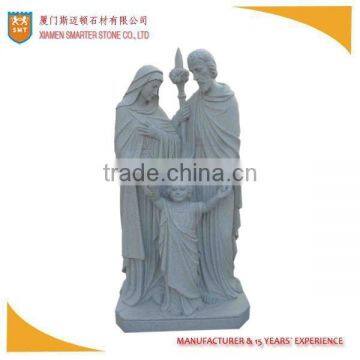 Grey color christian figure stone carving for plaza