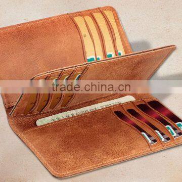slim leather rfid card holder ID window leather card holders