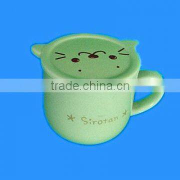 lovely ceramic mug with lid for promotion