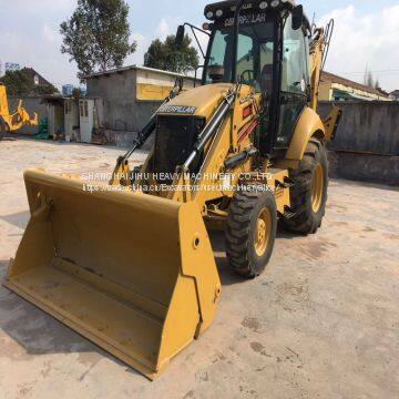 Used caterpillar backhoe wheel loader