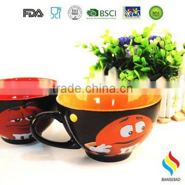 Ceramic Bowl With Handle photo-3