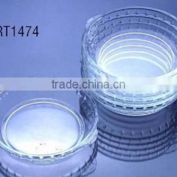 heat-resistant glass abalone plate