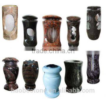 Haobo stone factory-Cheap Price Granite Vases and Lamps