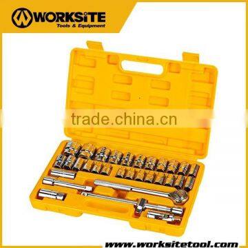 WT8054 Worksite Brand Hand Tools 32pcs 1/2'' Dr Socket Set