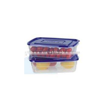 Keep Fresh 2PC Plastic Food Fruit Storage Box Set