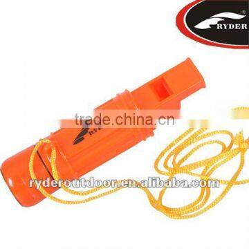 5 in 1 Orange Plastic Whistle