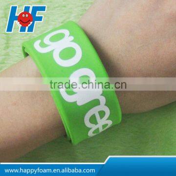 silicone slap bracelet