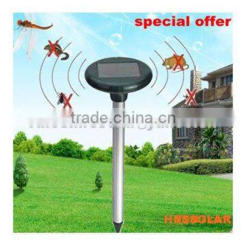 Advanced Solar Mole Repeller with Light