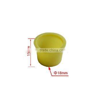 Plastic Tattoo Ink Cup Yellow Colors