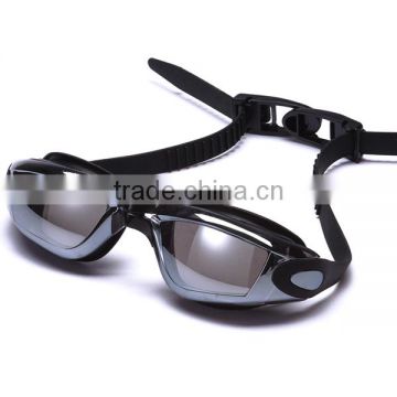 Customized Unisex UV Protect Mirrored Adult Myopia Swimming Goggles With Quick Adjustable System