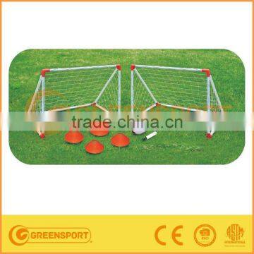 Two Plastic Goal Training Football Set