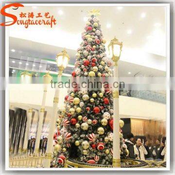 2015 New Product Price Pvc Fiber Optic Snowing Christmas Tree Led Pine Artificial Christmas Tree for Sale Festival Decoration photo-5