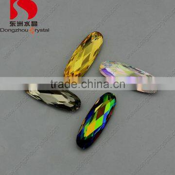 Point Back Decorative Crystal Glass Beads for Evening Dresses photo-3