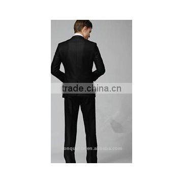 New Disign Most Popular Black One Button Wedding Dress Suits for Men SHT562 photo-2