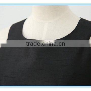 High Quality Lace Stitching Contrast Color Neck Collar Design Of Ladies Suits