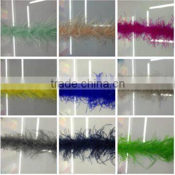 Wholesale Manufacturers Multicolor Decotation Ostrich and Turkey Boa photo-4