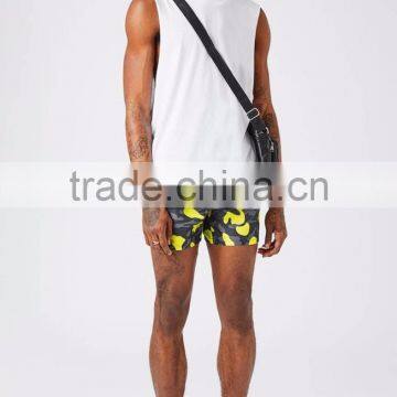 2017MGOO Fitness Camo Swim Trunks 100% Polyester Custom Pattern Printing Skinny Swim Shorts With Mesh Brief Inside photo-5