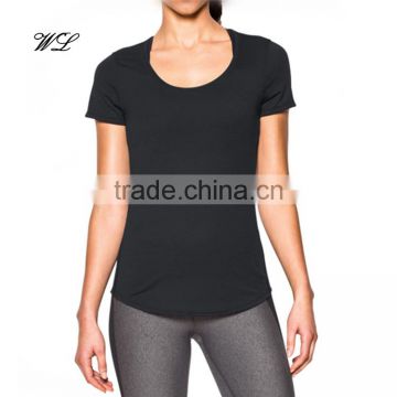 Wholesale Women Custom Top Casual Sports No Sweat T-Shirt China Supplier